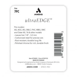 Andis #7FC UltraEdge Detachable Blade 5 Andis #7FC UltraEdge Detachable Blade -Groomers Professional andis 7fc ultraedge detachable blade p17670 12035 medium