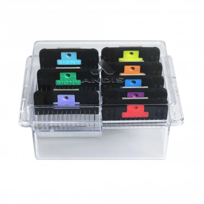Andis 8 Piece Wide Blade Attachment Comb Set 2 Andis 8 Piece Wide Blade Attachment Comb Set - Image 2