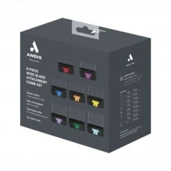 Andis 8 Piece Wide Blade Attachment Comb Set 10 Andis 8 Piece Wide Blade Attachment Comb Set -Groomers Professional andis 8 piece wide blade attachment comb set p18173 18185 medium