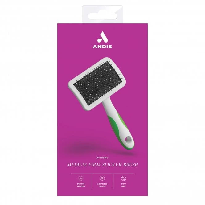 Andis Medium Firm Slicker Brush 6 Andis Medium Firm Slicker Brush - Image 6