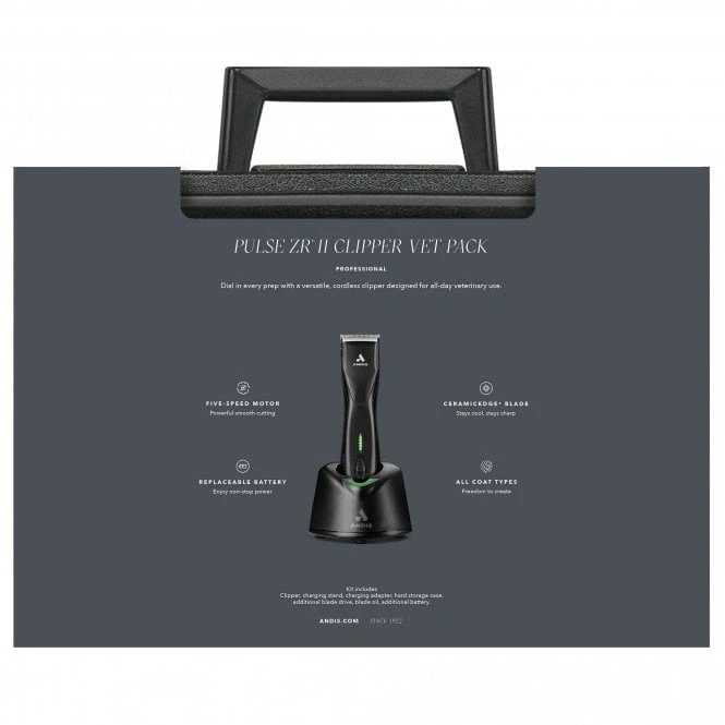 Andis Pulse ZR II Detachable Blade Clipper Vet Pack 9 Andis Pulse ZR II Detachable Blade Clipper Vet Pack - Image 9