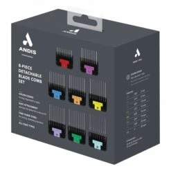 Andis Universal Stainless Steel Attachment Combs - 8 Piece Set 8 Andis Universal Stainless Steel Attachment Combs - 8 Piece Set -Groomers Professional andis universal stainless steel attachment combs 8 piece set p15833 18012 medium