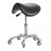 Black Saddle Stool