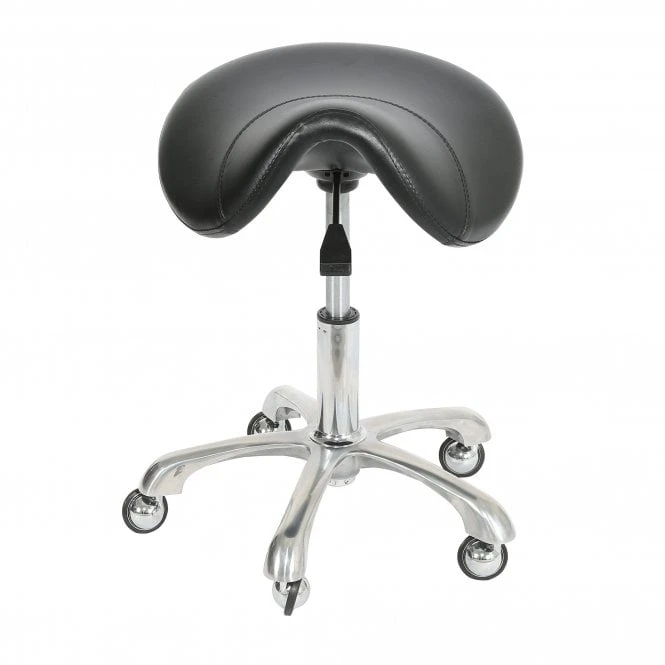 Black Saddle Stool 2 Black Saddle Stool - Image 2