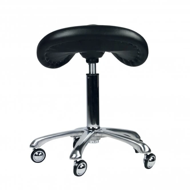 Black Saddle Stool 3 Black Saddle Stool - Image 3