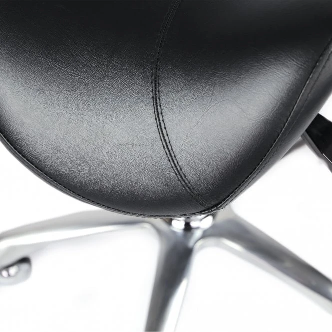 Black Saddle Stool 7 Black Saddle Stool - Image 7