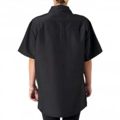 Buddy Short Sleeve Jacket Black/Purple -Groomers Professional groomers buddy short sleeve jacket blackpurple p18055 16991 medium