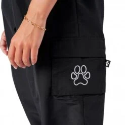 Cargo Trousers With Cuffed Hem Black -Groomers Professional groomers cargo trousers with cuffed hem black p17851 16758 medium