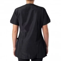 Kanji V-Neck Tunic Blue Paw Print 9 Kanji V-Neck Tunic Blue Paw Print -Groomers Professional groomers kanji v neck tunic blue paw print p18095 17404 medium