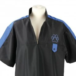Lucio Mens Top Black/Blue -Groomers Professional groomers lucio mens top blackblue p17925 15577 medium