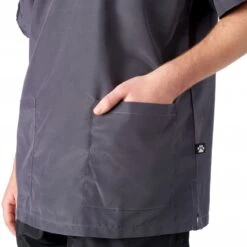 Lucio Mens Top Grey/Black -Groomers Professional groomers lucio mens top greyblack p17924 17455 medium