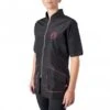 Mandarin Collar Tunic Black/Pink