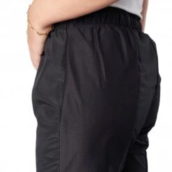 Stylish Straight-Legged Two-Tone Trousers Black -Groomers Professional groomers stylish straight legged two tone trousers black p10235 17460 medium