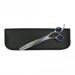 7" 30T Curved Chunker Scissors -Groomers Professional groomers topaz 7 30t curved chunker scissors p17870 15128 medium