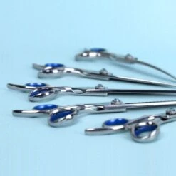 7" Left-Handed 50T Thinning Scissors -Groomers Professional groomers topaz 7 left handed 50t thinning scissors p17635 12021 medium