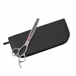Pink 6.5" 40T Thinning Scissors -Groomers Professional groomers topaz pink 65 40t thinning scissors p18332 19334 medium