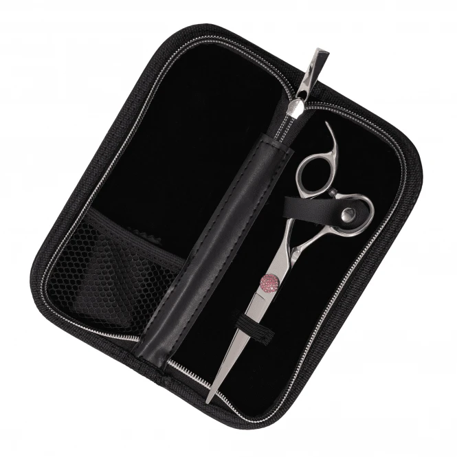 Pink 6.5" Straight Scissors 5 Pink 6.5" Straight Scissors - Image 5