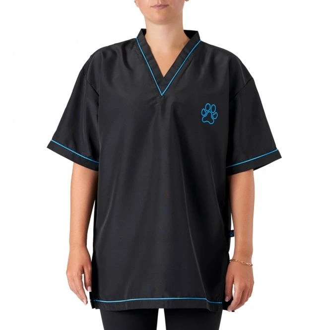 V-Neck Tunic Black/Blue 2 V-Neck Tunic Black/Blue - Image 2