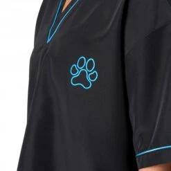 V-Neck Tunic Black/Blue 9 V-Neck Tunic Black/Blue -Groomers Professional groomers v neck tunic blackblue p10209 16792 medium