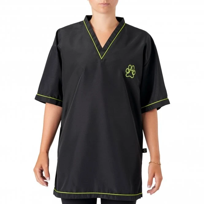 V-Neck Tunic Black/Neon 2 V-Neck Tunic Black/Neon - Image 2