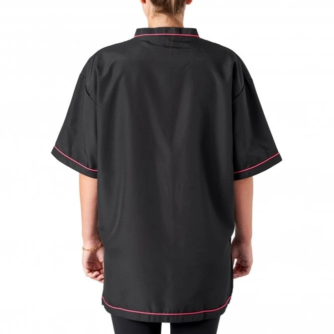 V-Neck Tunic Black/Pink 3 V-Neck Tunic Black/Pink - Image 3