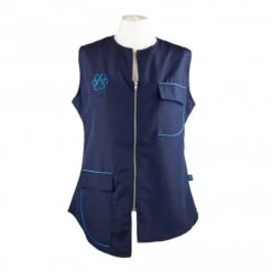 Waistcoat Navy/Turquoise