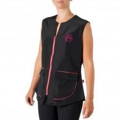 Winnie Waistcoat Black/Pink