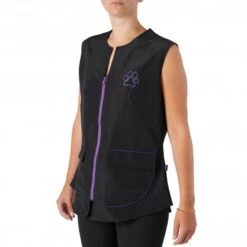 Winnie Waistcoat Black/Purple