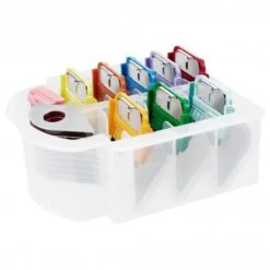 9 Piece Metal Snap On Comb Set