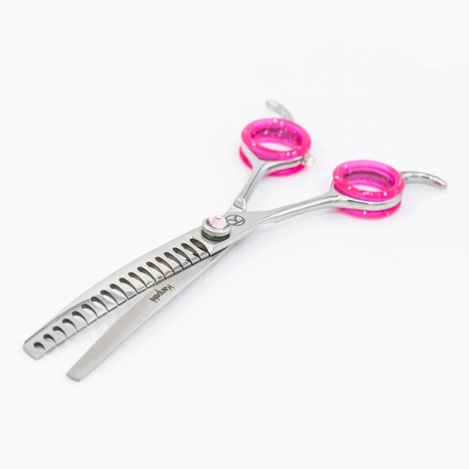 6.5" Left-Handed 18T Chunker Scissors 2 6.5" Left-Handed 18T Chunker Scissors - Image 2