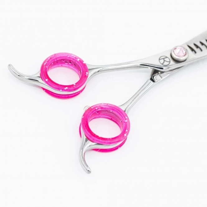 6.5" Left-Handed 18T Chunker Scissors 3 6.5" Left-Handed 18T Chunker Scissors - Image 3