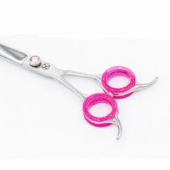 7.5" Left-Handed Scissors 7 7.5" Left-Handed Scissors -Groomers Professional kanpeki curved pink 75 left handed scissors p18064 17060 medium