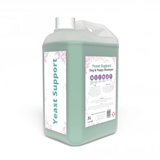 Yeast Support Dog & Puppy Shampoo - 5L 1 Yeast Support Dog & Puppy Shampoo - 5L