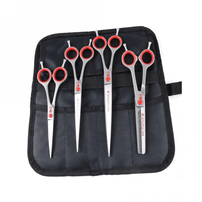 4 Piece Scissor Set - Red 1 4 Piece Scissor Set - Red
