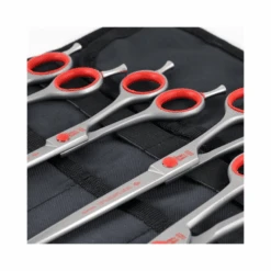 4 Piece Scissor Set - Red 7 4 Piece Scissor Set - Red -Groomers Professional roseline 4 piece scissor set red p3258 4507 medium