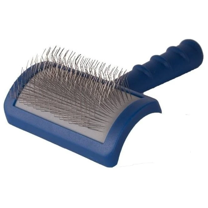 Tuffer Than Tangles Long Pin Slicker Brush - Soft 2 Tuffer Than Tangles Long Pin Slicker Brush - Soft - Image 2
