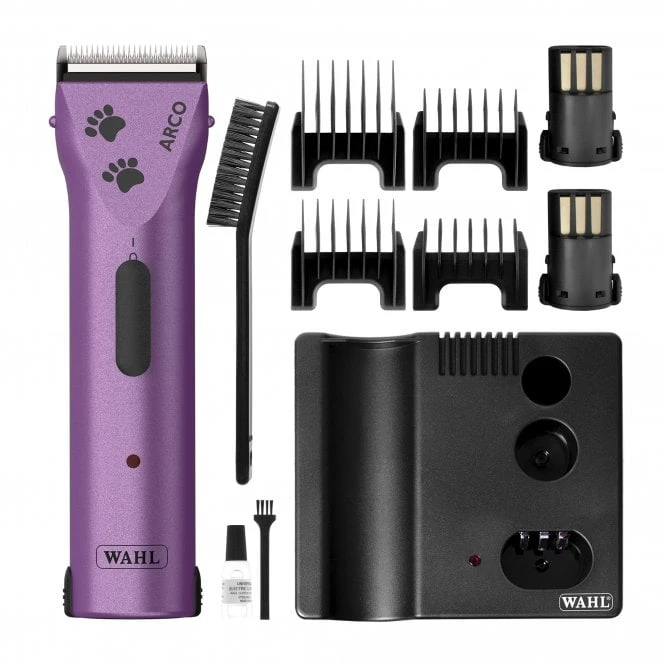 Wahl Arco Rechargeable Cordless Clipper - Purple 3 Wahl Arco Rechargeable Cordless Clipper - Purple - Image 3
