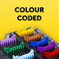 Wahl Stainless Steel Coloured Attachment Comb Set -Groomers Professional wahl stainless steel coloured attachment comb set p1776 17271 medium