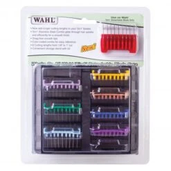 Wahl Stainless Steel Coloured Attachment Comb Set -Groomers Professional wahl stainless steel coloured attachment comb set p1776 17273 medium