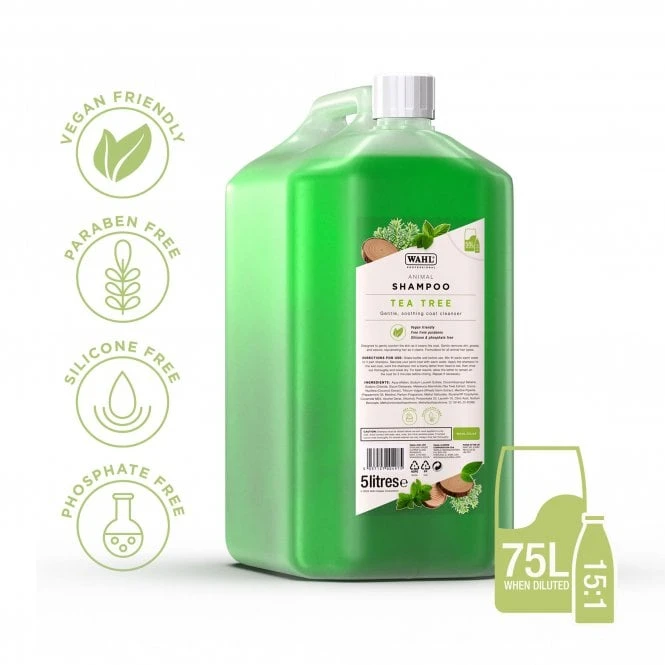 Wahl Tea Tree Shampoo 5L 3 Wahl Tea Tree Shampoo 5L - Image 3