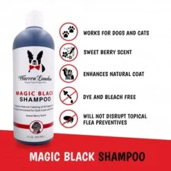 Magic Black Shampoo 503ml -Groomers Professional warren london magic black shampoo 503ml p17957 15935 medium