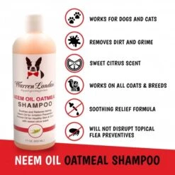 Neem Oil Oatmeal Shampoo 503ml 8 Neem Oil Oatmeal Shampoo 503ml -Groomers Professional warren london neem oil oatmeal shampoo 503ml p17958 15947 medium